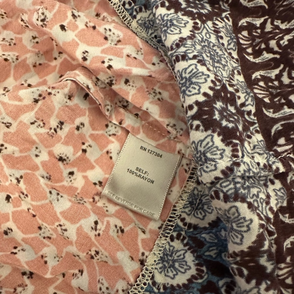 John Mark - Boho Pattern Mix top Size XL - Picture 6 of 6